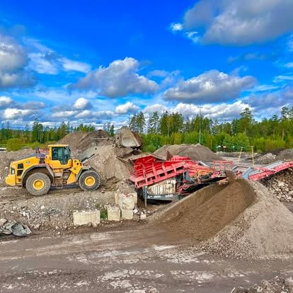 Volvo L180H och sorteringsverk Sandvik EQ440