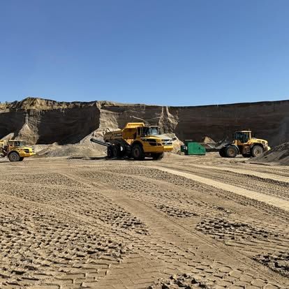 Volvo L180H och Volvo A45G
